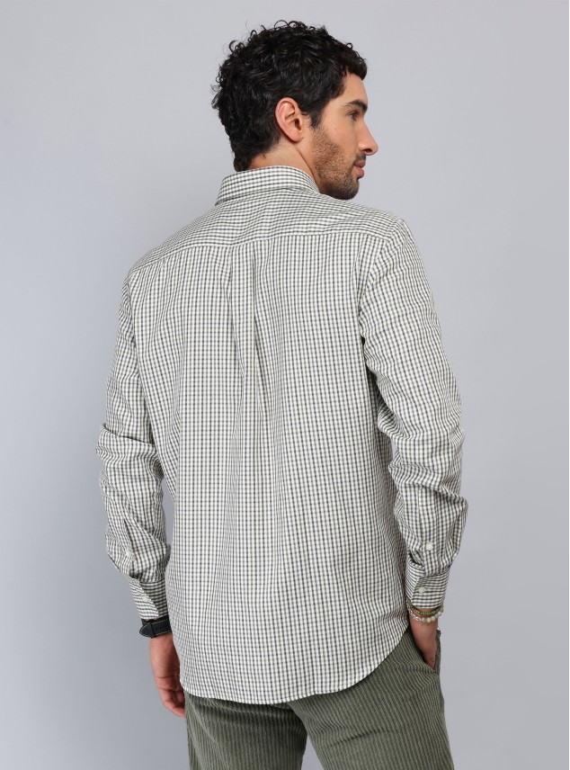 Camisa Cuadros Tailored Fit Oliva Piero Butti Camisa Cuadros Tailored Fit Oliva Piero Butti