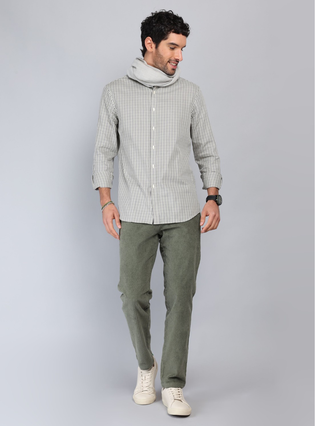 Camisa Cuadros Tailored Fit Oliva Piero Butti Camisa Cuadros Tailored Fit Oliva Piero Butti
