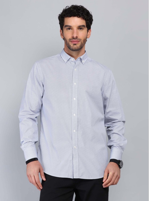 Camisa Print Tailored Fit Azul Piero Butti Camisa Print Tailored Fit Azul Piero Butti