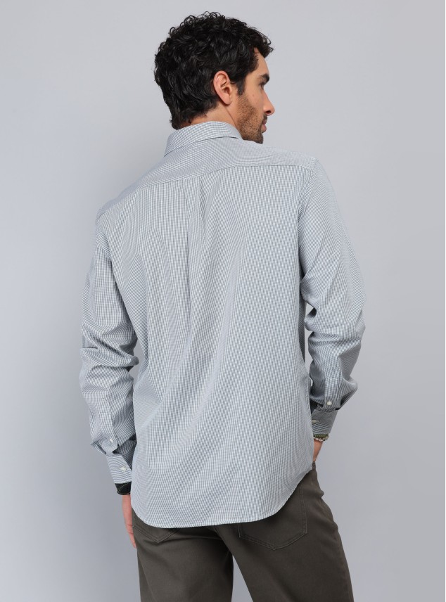 Camisa Cuadros Tailored Fit Verde Piero Butti Camisa Cuadros Tailored Fit Verde Piero Butti