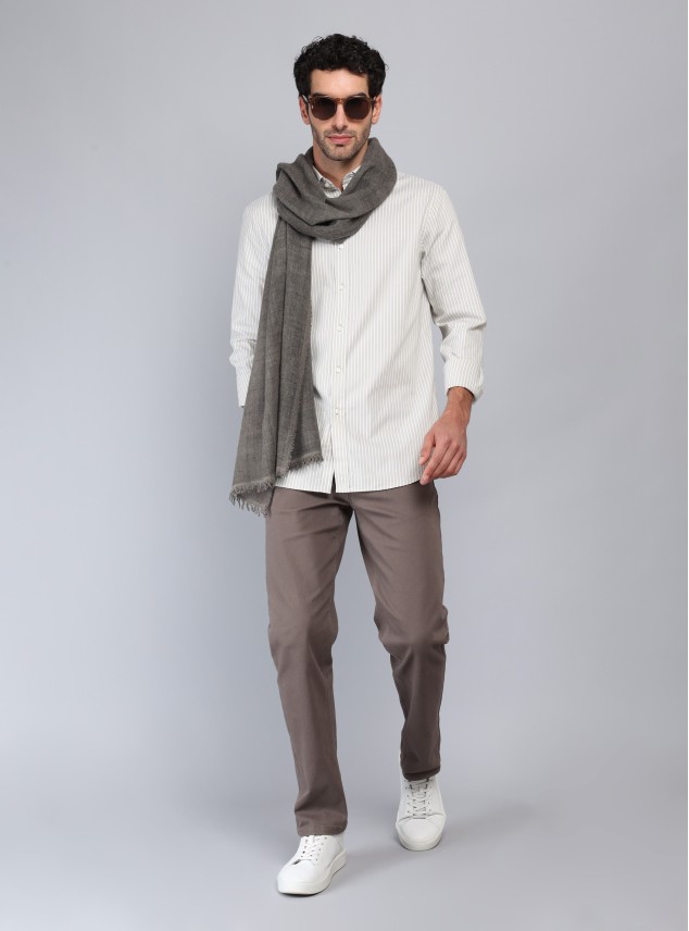 Camisa Rayas Tailored Fit Beige Piero Butti Camisa Rayas Tailored Fit Beige Piero Butti