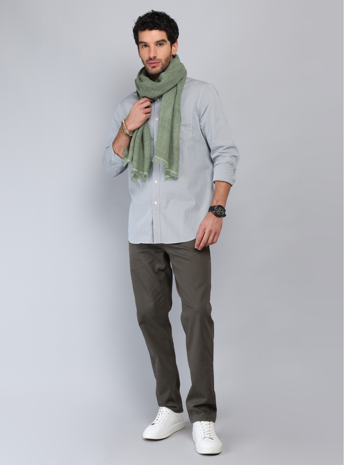 Camisa Cuadros Tailored Fit Verde Piero Butti Camisa Cuadros Tailored Fit Verde Piero Butti