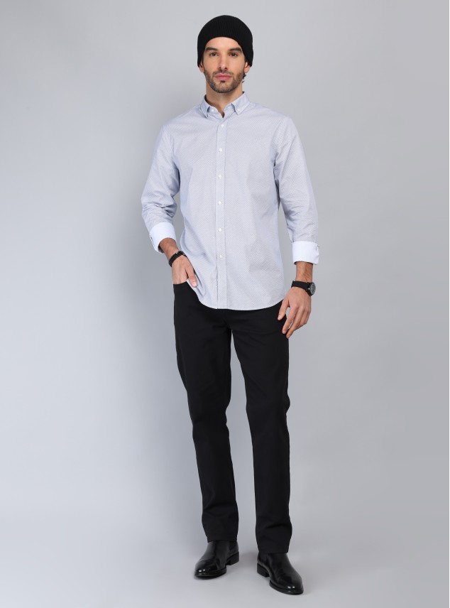 Camisa Print Tailored Fit Azul Piero Butti Camisa Print Tailored Fit Azul Piero Butti