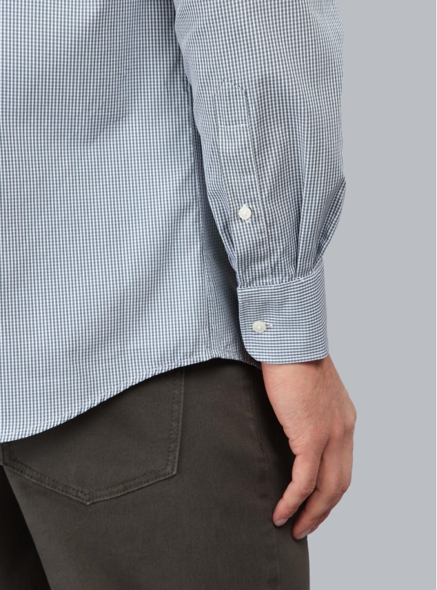 Camisa Cuadros Tailored Fit Verde Piero Butti Camisa Cuadros Tailored Fit Verde Piero Butti