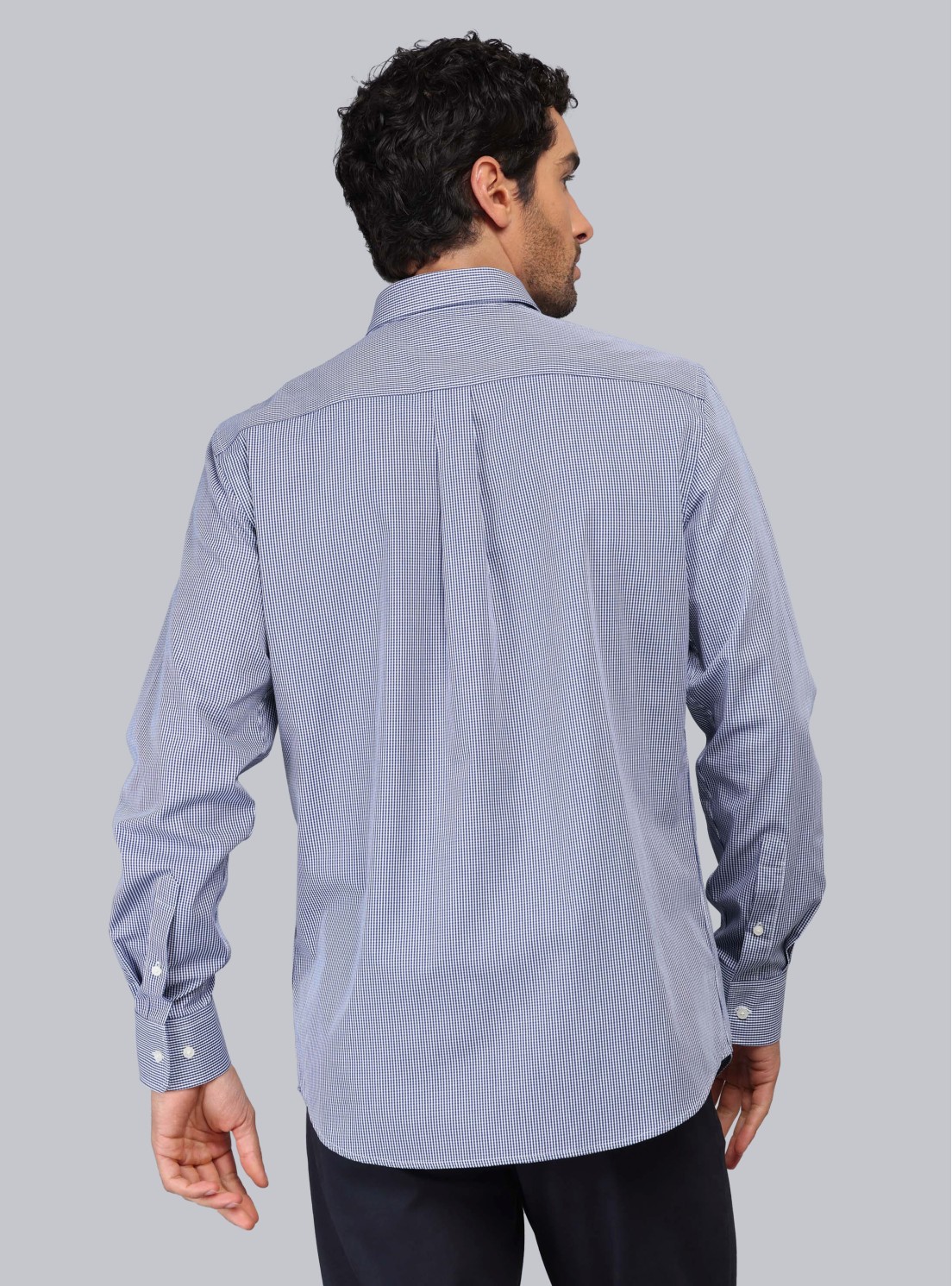 Camisa Cuadros Tailored Fit Azul Marino Piero Butti Camisa Cuadros Tailored Fit Azul Marino Piero Butti