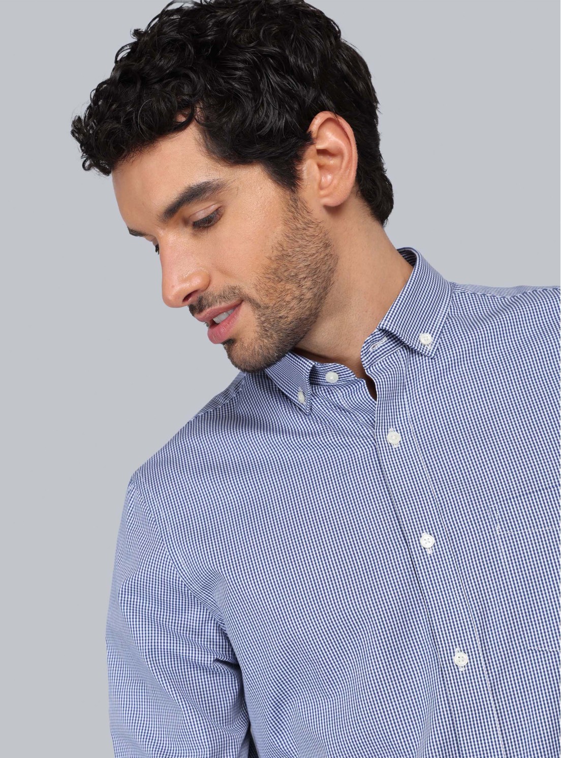 Camisa Cuadros Tailored Fit Azul Marino Piero Butti Camisa Cuadros Tailored Fit Azul Marino Piero Butti