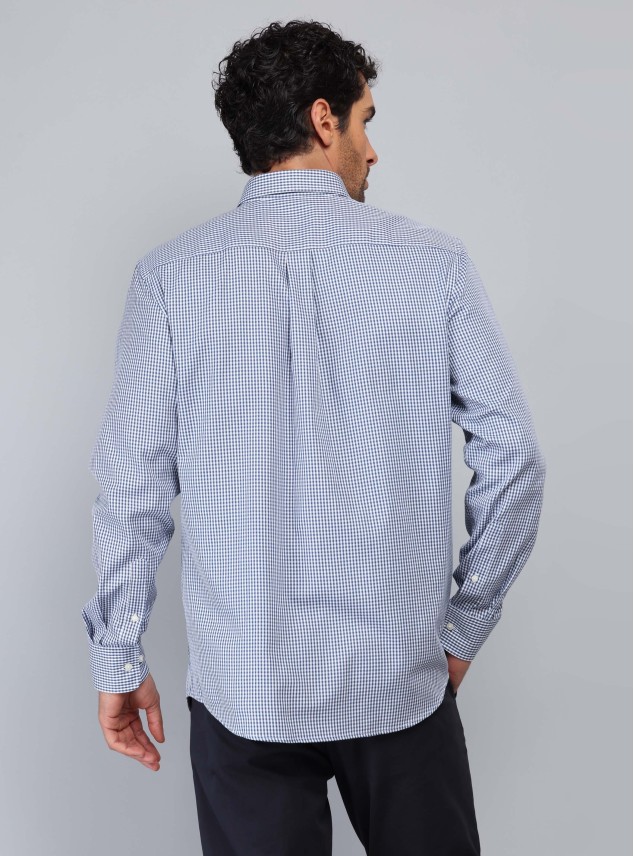 Camisa Cuadros Tailored Fit Azul Marino Piero Butti Camisa Cuadros Tailored Fit Azul Marino Piero Butti