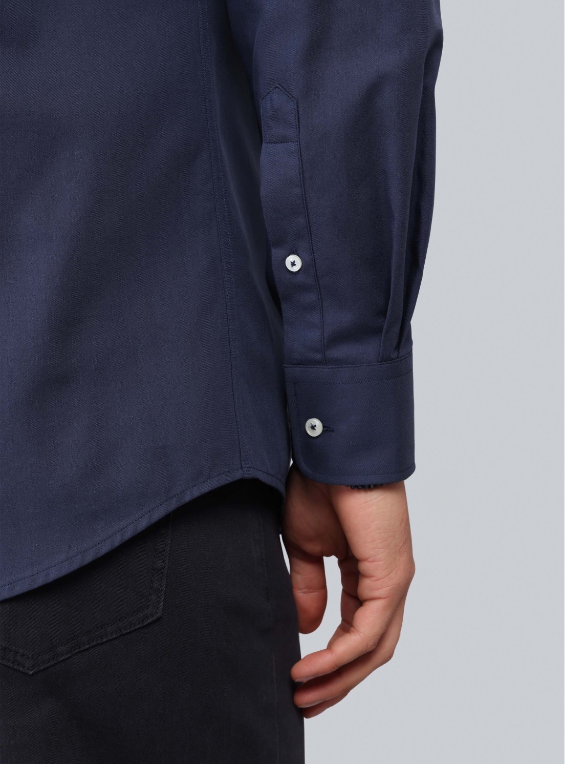 Camisa Texturada Tailored Fit Azul Marino Piero Butti Camisa Texturada Tailored Fit Azul Marino Piero Butti