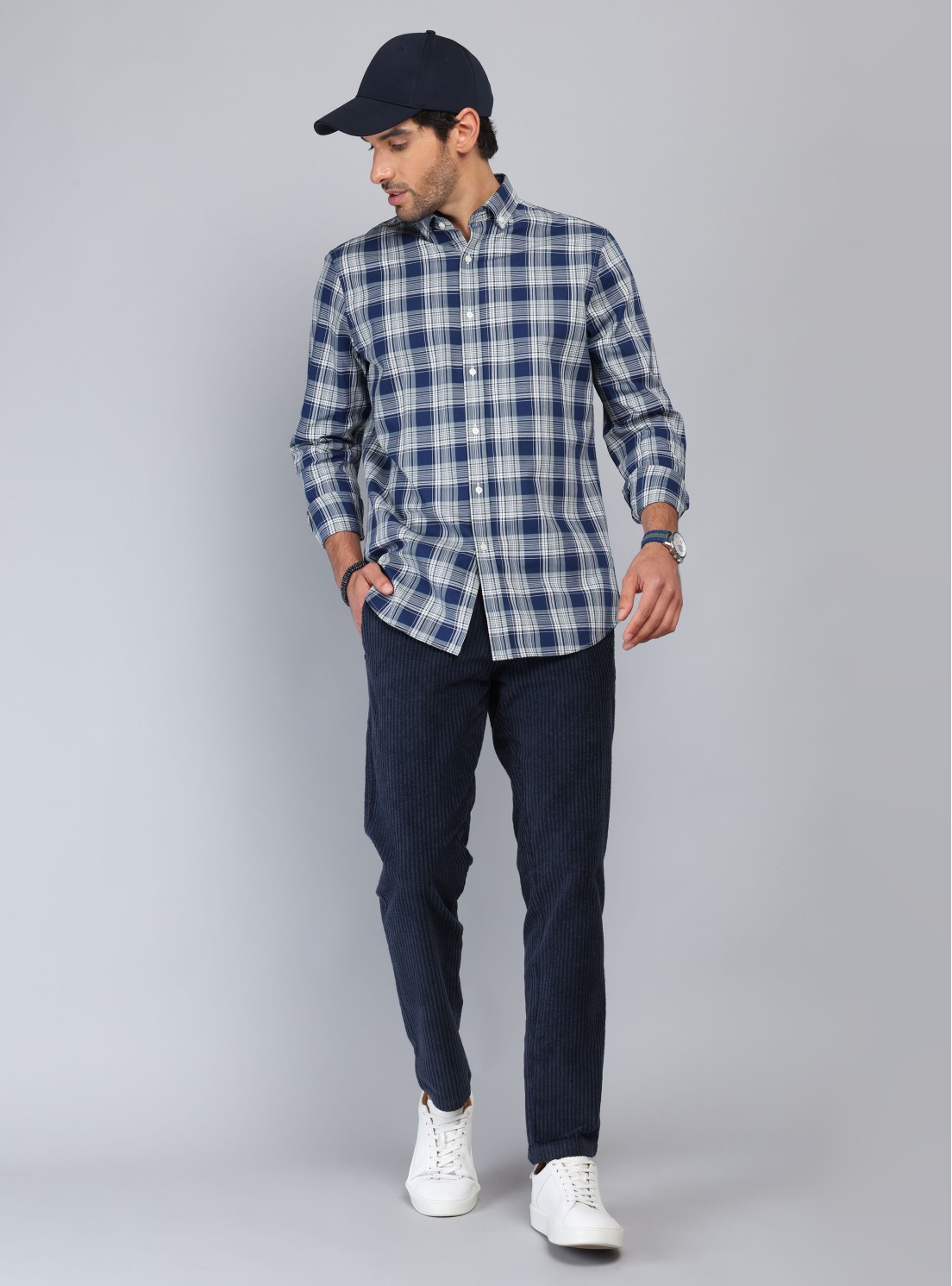Camisa Cuadros Tailored Fit Azul Piero Butti Camisa Cuadros Tailored Fit Azul Piero Butti