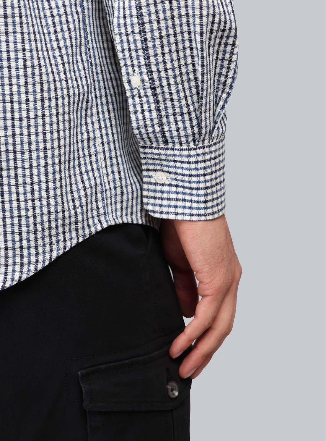 Camisa Cuadros Tailored Fit Azul Marino Piero Butti Camisa Cuadros Tailored Fit Azul Marino Piero Butti
