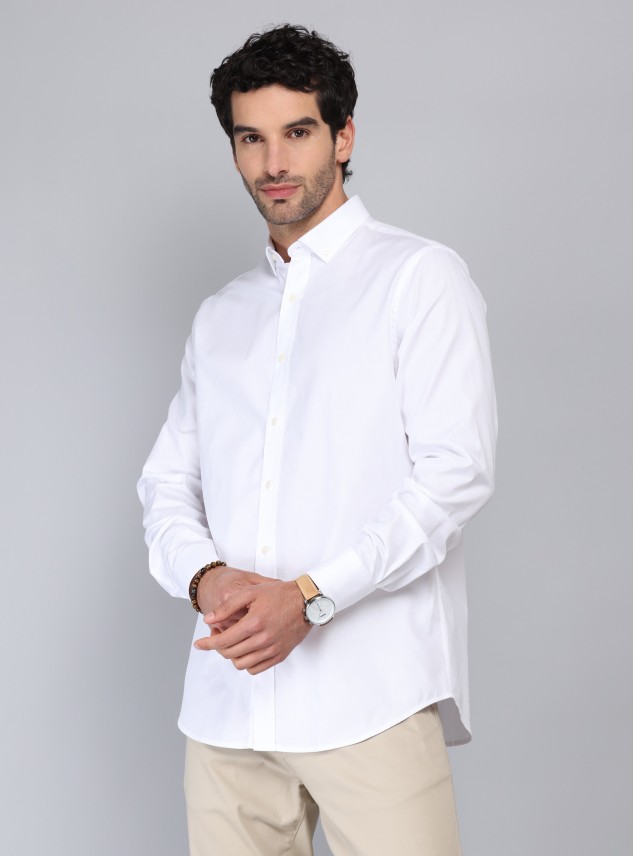 Camisa Texturada Tailored Fit Blanco Piero Butti Camisa Texturada Tailored Fit Blanco Piero Butti