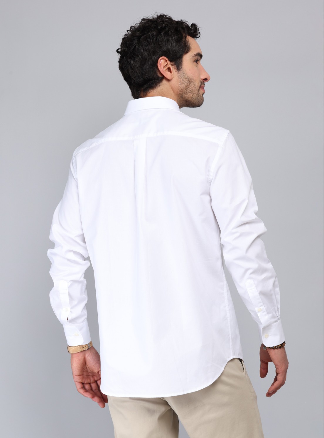 Camisa Texturada Tailored Fit Blanco Piero Butti Camisa Texturada Tailored Fit Blanco Piero Butti
