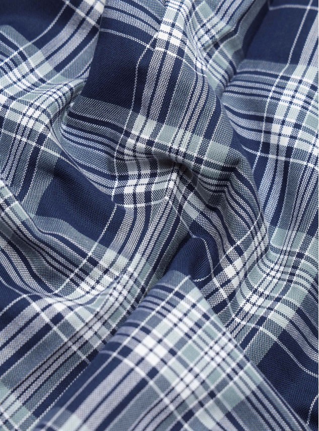 Camisa Cuadros Tailored Fit Azul Piero Butti Camisa Cuadros Tailored Fit Azul Piero Butti