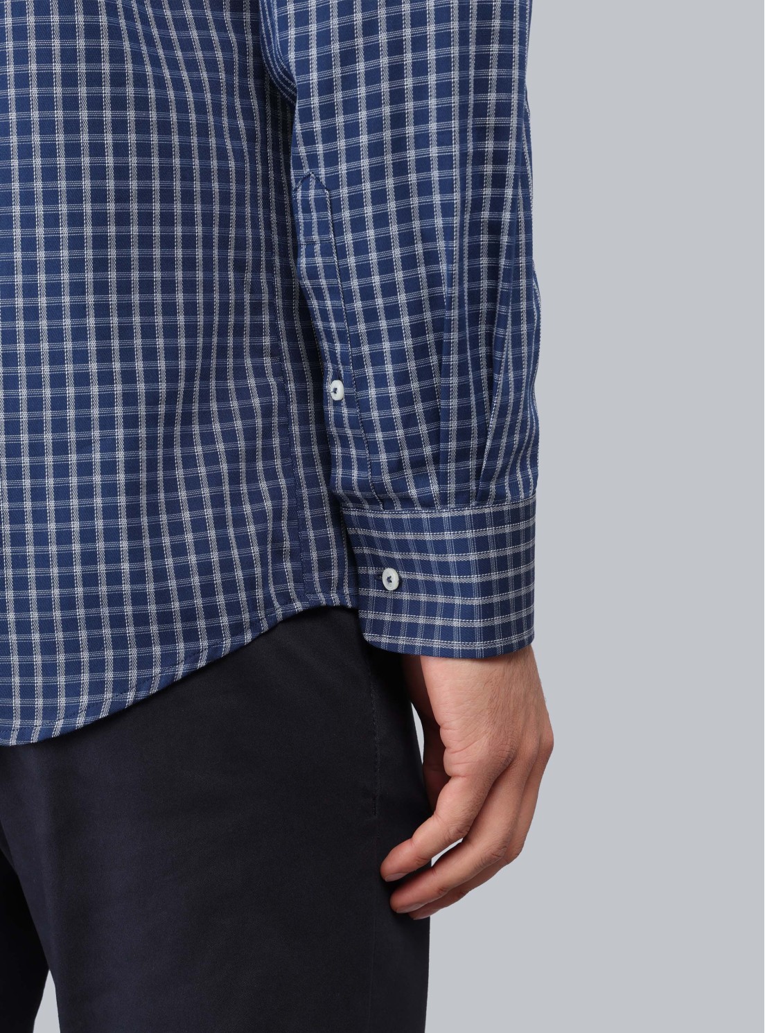Camisa Cuadros Tailored Fit Azul Marino Piero Butti Camisa Cuadros Tailored Fit Azul Marino Piero Butti