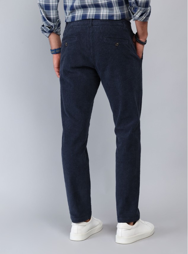 Pantalón Cotelé Spandex Regular Fit Azul Marino Piero Butti Pantalón Cotelé Spandex Regular Fit Azul Marino Piero Butti