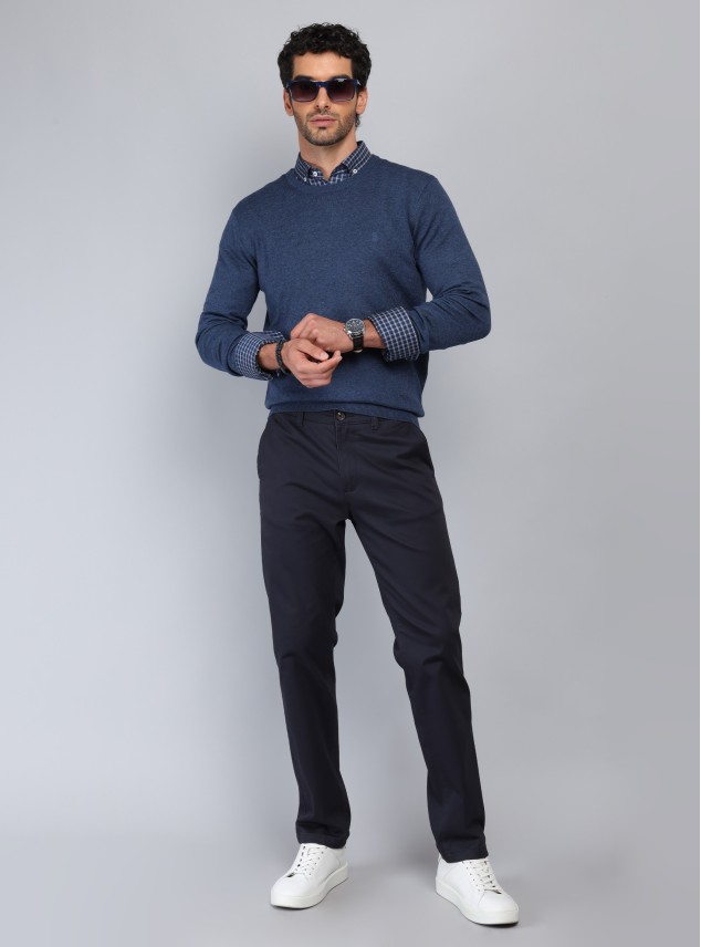 Pantalón Chino Spandex Regular Fit Azul Marino Piero Butti Pantalón Chino Spandex Regular Fit Azul Marino Piero Butti