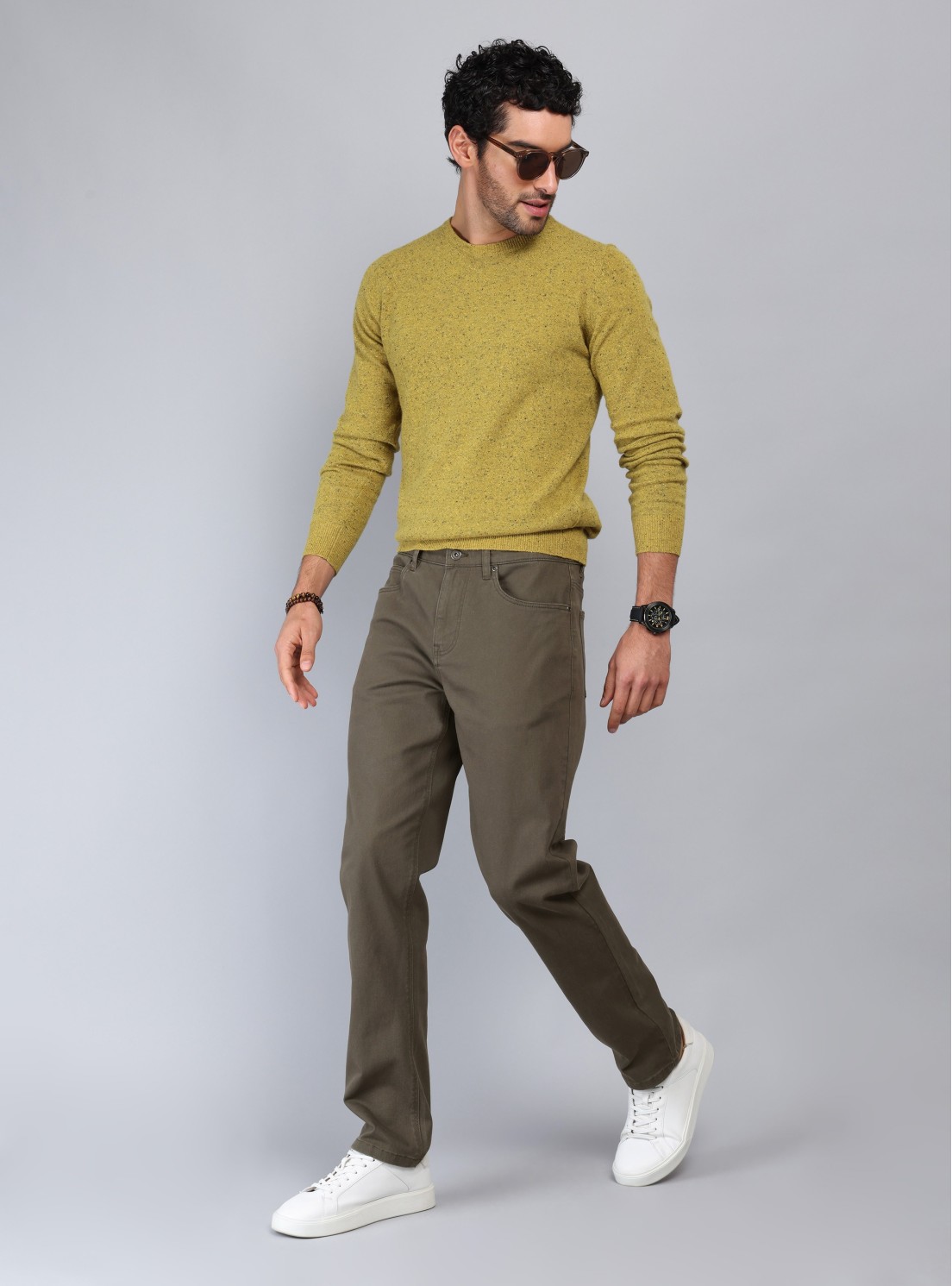 Pantalón 5 Pocket Regular Fit Oliva Piero Butti Pantalón 5 Pocket Regular Fit Oliva Piero Butti
