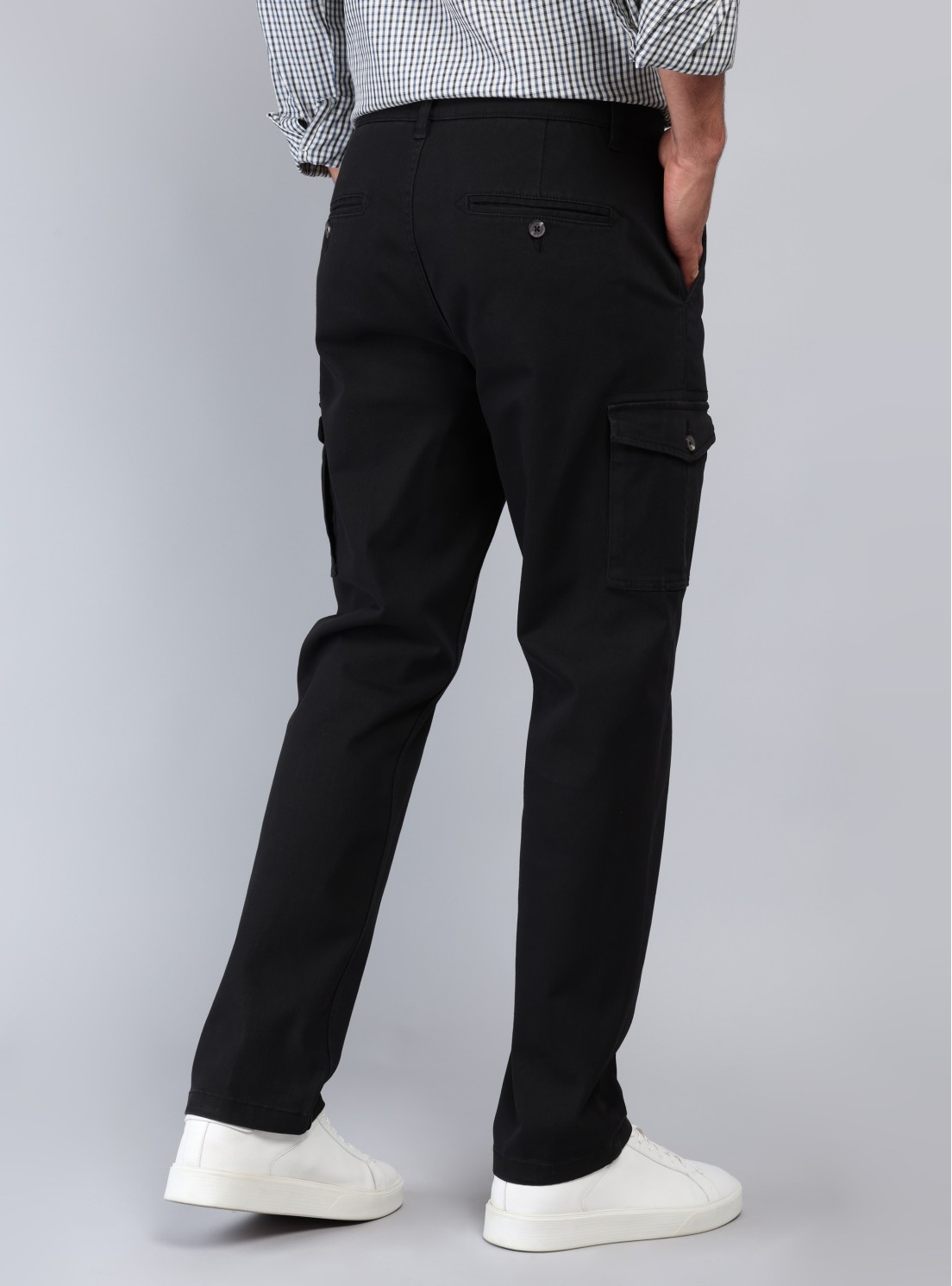 Pantalón Cargo Regular Fit Negro Piero Butti Pantalón Cargo Regular Fit Negro Piero Butti