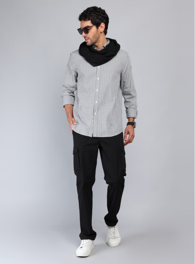 Pantalón Cargo Regular Fit Negro Piero Butti Pantalón Cargo Regular Fit Negro Piero Butti