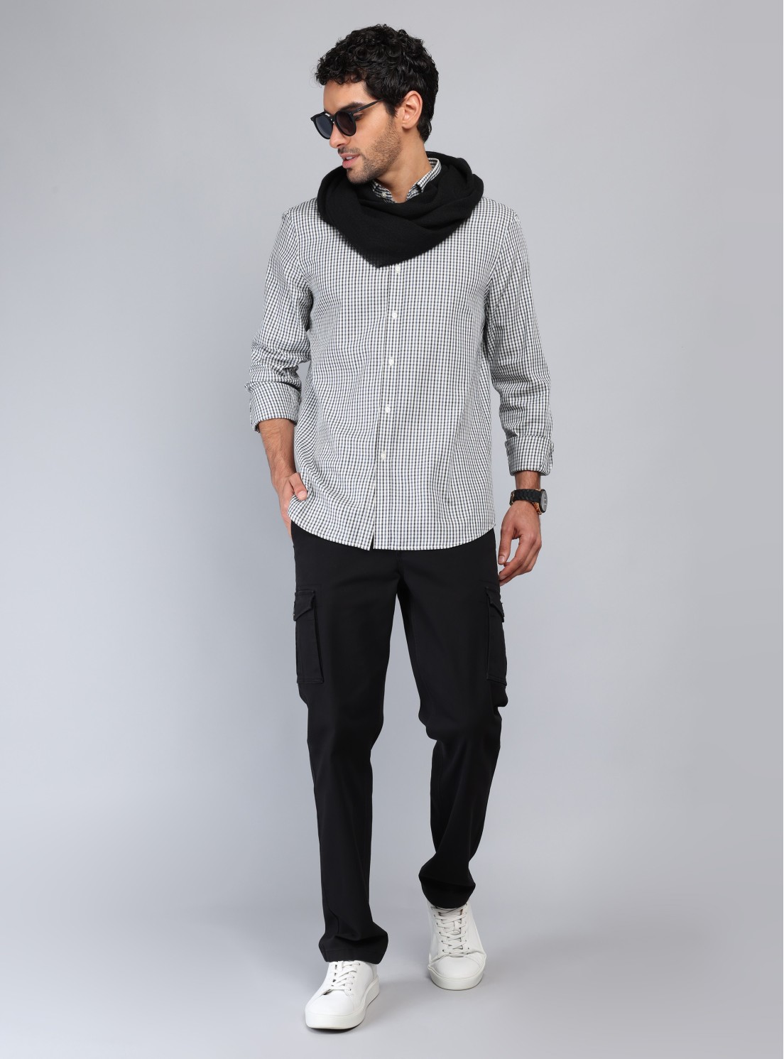 Pantalón Cargo Regular Fit Negro Piero Butti Pantalón Cargo Regular Fit Negro Piero Butti